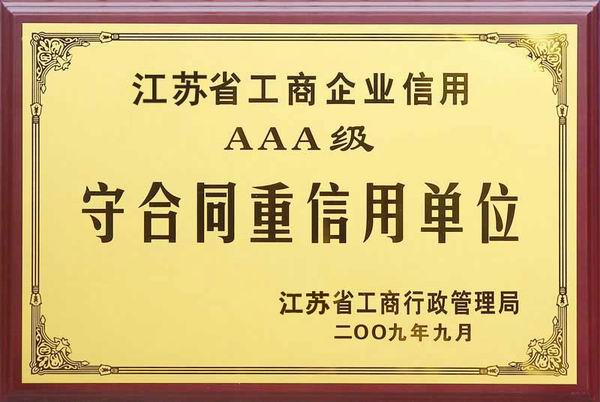 重合同守信用企業